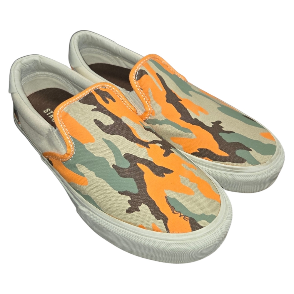 Straye Camo Slip-On Canvas Sneakers..10